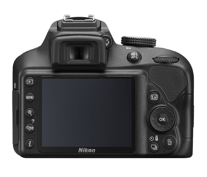 Nikon D3400 16MP DSLR Camera Body - Black - Zoom Image 2