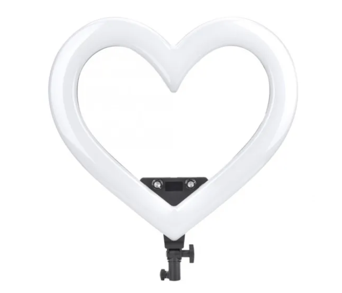 TikTok 18inch 45cm Heart RGB Led Ring Filling Light With 2.1m Tripod - Zoom Image 3