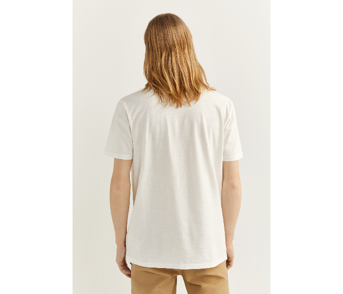 Springfield SS18 SPF Printed Quote Short Sleeve T-shirt XL - Cream - Zoom Image 3