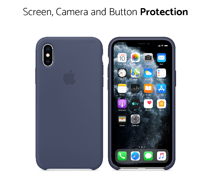 IQ Silicone Case Protector for Apple Iphone XS Max - Midnight Blue - Zoom Image 2