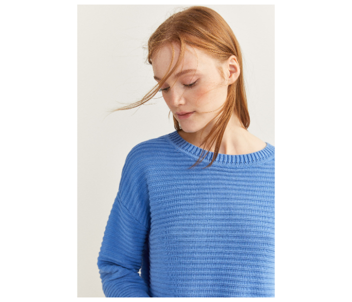 Springfield SS20 Long Sleeve Knitwear Small For Women - Blue - Zoom Image 1