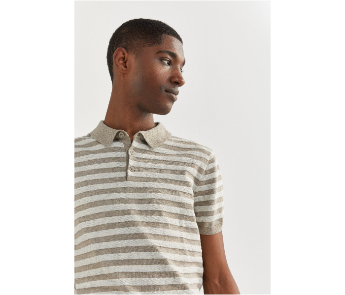 Springfield SS20 Polo T-Shirt Large For Men - Stripe - Zoom Image 2