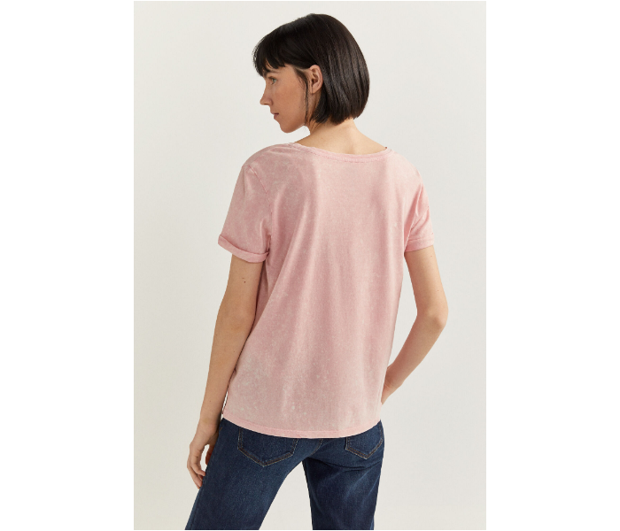 Springfield SS20 Short Sleeve Pink Panther Printed T-Shirt Medium For Women - Pink - Zoom Image 3