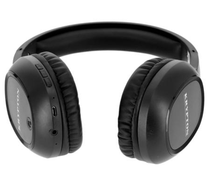 Krypton KNHP5347 Wireless and Wired Mode Bluetooth Headphone - Black - Zoom Image 1