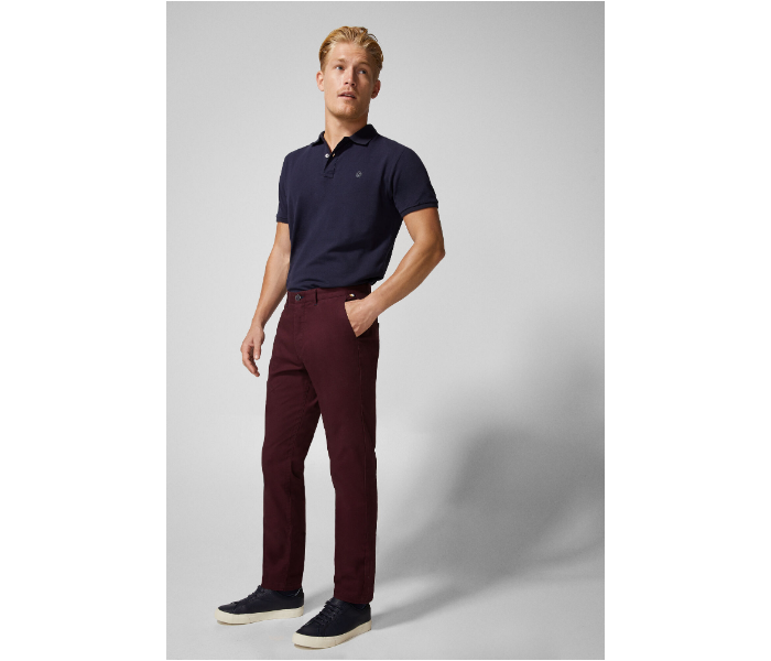 Springfield AW18 Sport Trousers Chinos EU 46 For Men – Wine Red - Zoom Image 1