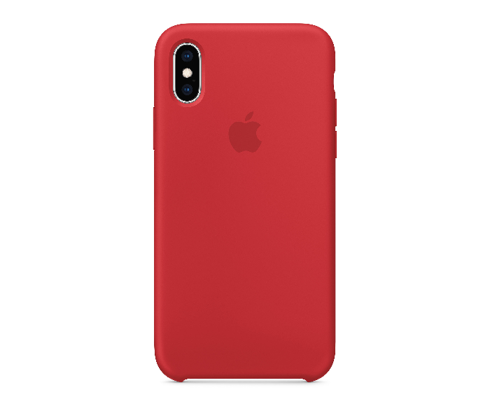 IQ Silicone Case Protector for Apple Iphone XS Max - Cardinal Red - Zoom Image 1