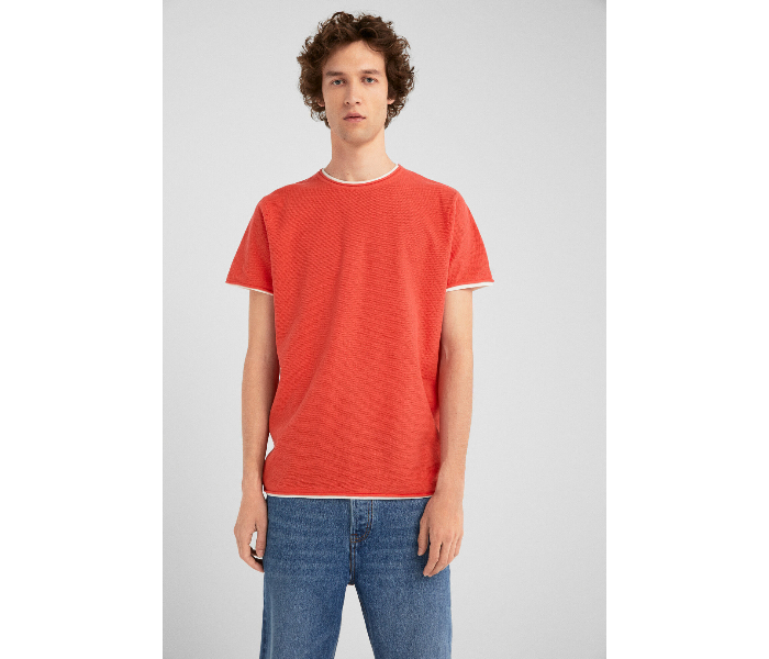 Springfield SS19 Polo T-Shirt Medium For Men - Dark Orange - Zoom Image 1