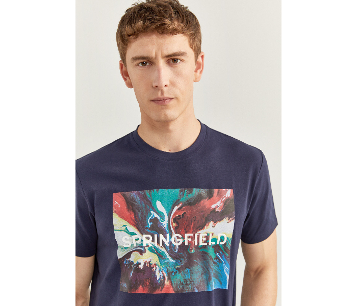 Springfield SS20 SPF Short Sleeve T-shirt Medium - Dark Blue - Zoom Image 1