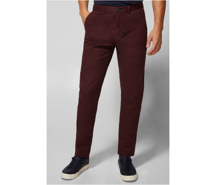 Springfield AW18 Sport Trousers Chinos EU 46 For Men – Wine Red - Zoom Image 2