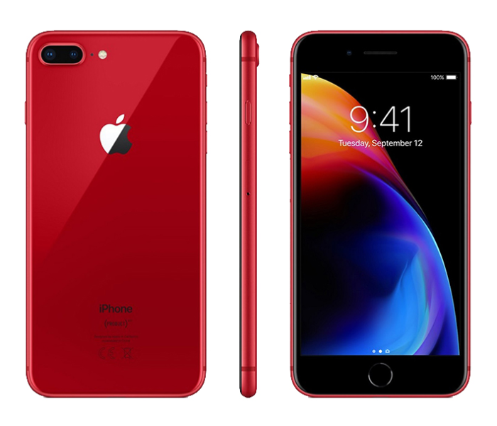 Apple iPhone 8 Plus 5.5 Inch 128 GB Smartphone - Red - Zoom Image 2