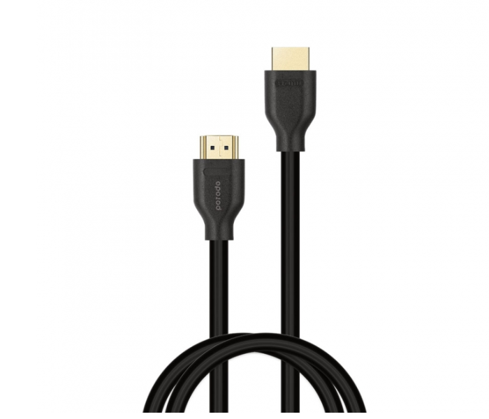 Porodo 2 Meter 8K HDMI to HDMI Cable - Black - Zoom Image 2