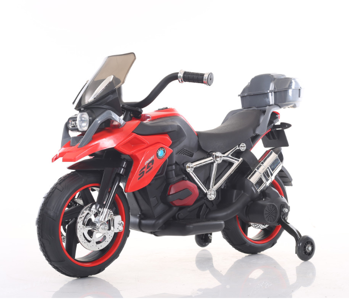 Babylove 29-9001A Babylove Motor Cycle With Mp3 TF USB Player - Red - Zoom Image 1