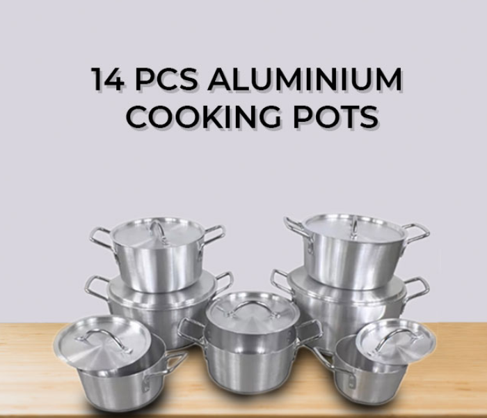 14 pcs Aluminium cooking pot set JA038 - Zoom Image 3