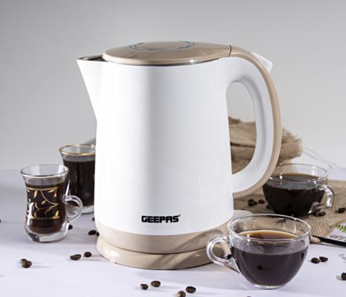 Geepas GK6142 1.7 Litre Double Layer Kettle - White - Zoom Image 3