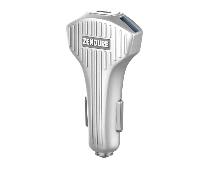 Zendure 36 Watts 3 Port Car Charger - Silver - Zoom Image 1