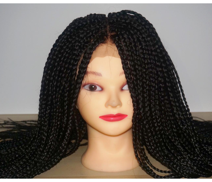 Long Braided Wig - Black - Zoom Image 1