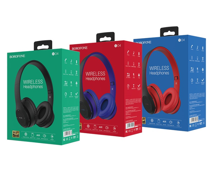 Borofone B04 Wireless Headphone Charming Rhyme - Blue - Zoom Image 4