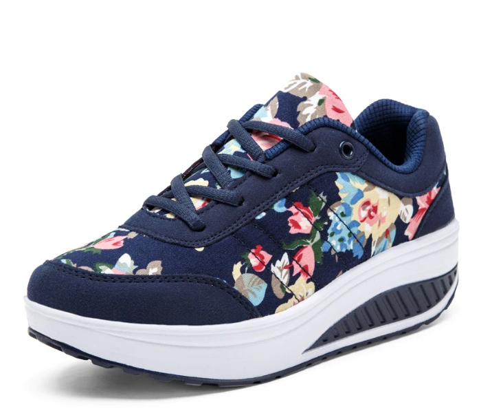 New Women Fashion Sneakers Femme Comfortable Shoes EU-37 -Blue - Zoom Image 1