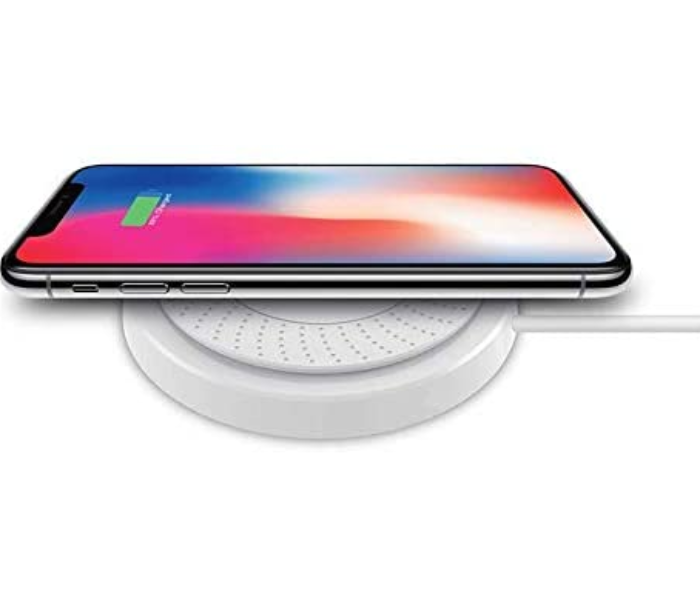 Porodo 10W Wireless Charging Pad - White - Zoom Image 2