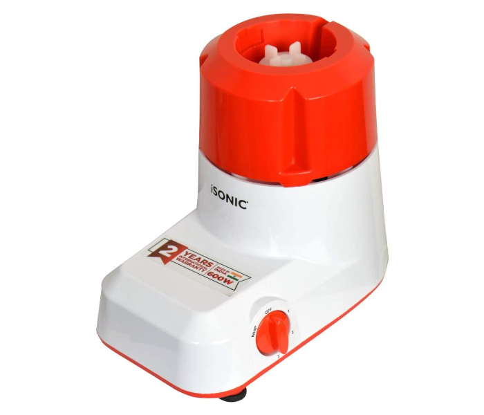 Isonic iB 707 Mixer Grinder - Red and White - Zoom Image 3