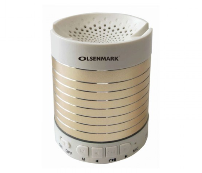 Olsenmark OMMS1202 Rechargeable Bluetooth Speaker -  Beige - Zoom Image