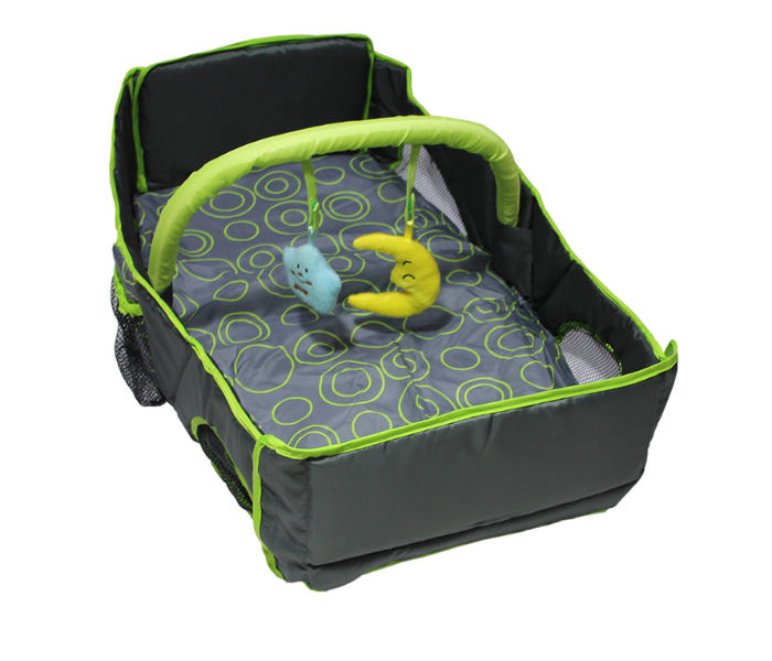 Babylove 33-308 Baby Love Travel Bed - Green - Zoom Image 1