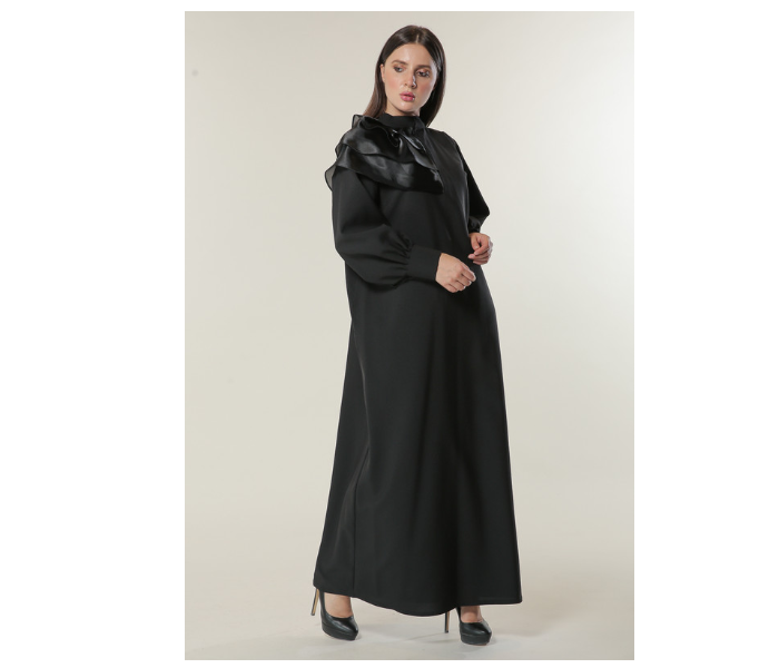 Moistreet Large Black Princess Abaya - Zoom Image 2