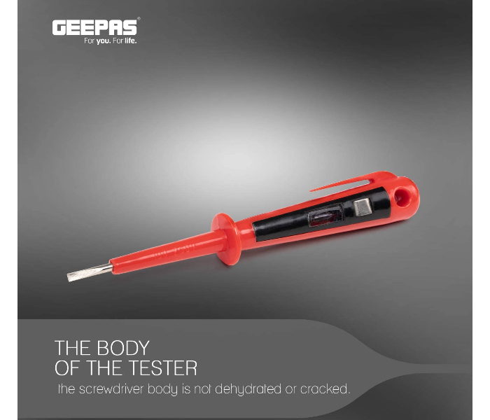 Geepas GT7662 Voltage Tester, Red & Black - Zoom Image 3