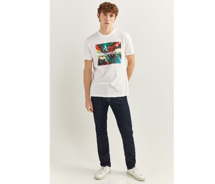 Springfield SS20 SPF Short Sleeve T-shirt Medium - White - Zoom Image 4