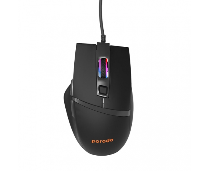 Porodo 6D Wired Gaming Mouse with Mouse Pad - Black - Zoom Image 4