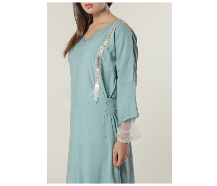 Moistreet Extra Large Green Kaftan - Zoom Image 4