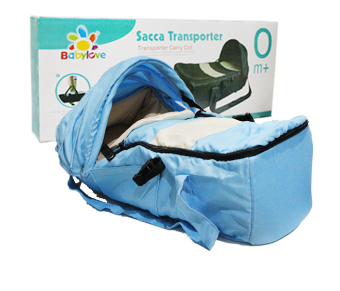 Babylove 33-1649 Baby Love Transporter Carrier - Light Blue - Zoom Image