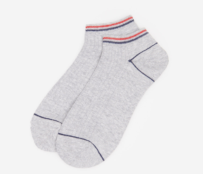 Springfield SS20 Fancy Socks Large For Men - Dark Grey - Zoom Image 1