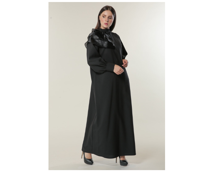 Moistreet Small Black Princess Abaya - Zoom Image 3