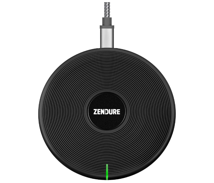 Zendure Q3 10W Wireless Charging Pad for Qi Enabled Smartphones - Black - Zoom Image 1