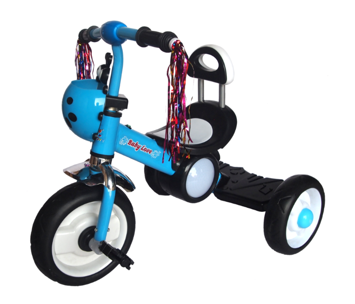 Babylove 25-235  Baby Love Children Tricycle - Blue - Zoom Image