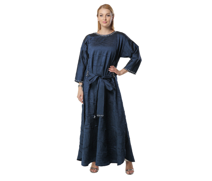 Moistreet Medium Navy Kaftan - Zoom Image 1