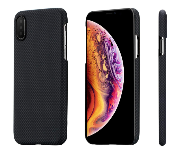 Pitaka 5.8 inch MagEz Case for iPhone XS - Black and Grey Plain - Zoom Image 5