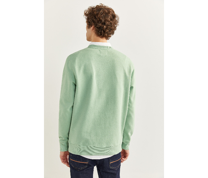 Springfield SS20 Knitwear Sweatshirt Medium - Green - Zoom Image 4