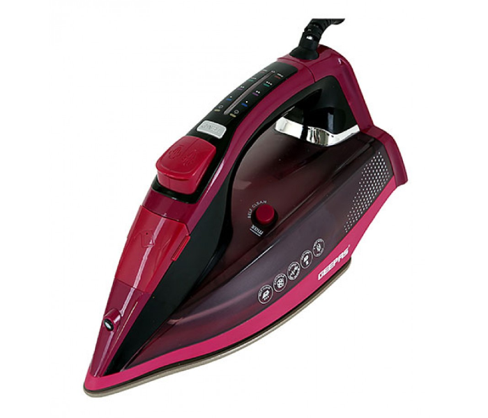 Geepas GSI7813 Digital Steam Iron - Maroon - Zoom Image 1