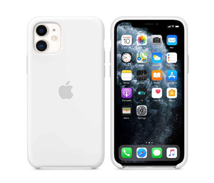 IQ Silicone Case Protector for Apple iPhone 11 - Ceramic White - Zoom Image 1