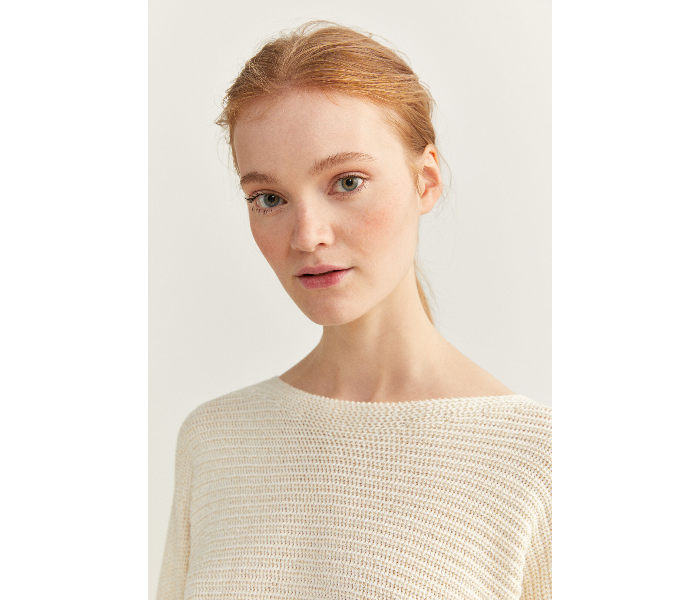 Springfield SS20 Long Sleeve Knitwear Small For Women - Ivory - Zoom Image 4