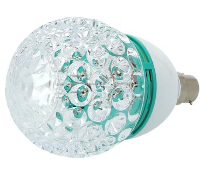 Krypton KNESL5364 3X1W RGB Rotating Disco Led Bulb - White - Zoom Image 2