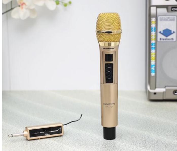 Olsenmark OMMP1275 Professional Dynamic Wireless Microphone - Golden - Zoom Image 5