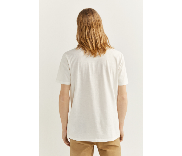 Springfield SS18 SPF Printed Quote Short Sleeve T-shirt Small - Cream - Zoom Image 3