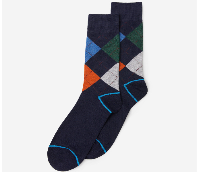 Springfield AW19 Fancy Socks X-Small For Men - Dark Blue - Zoom Image 1