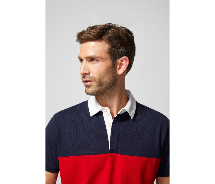 Springfield AW18 Polo Fancy T-Shirt Large For Mens - Blue And Red - Zoom Image 3