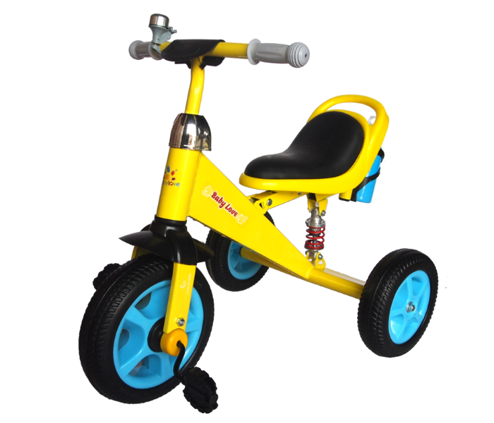 Babylove 25-868 Baby love Children Tricycle - Yellow - Zoom Image