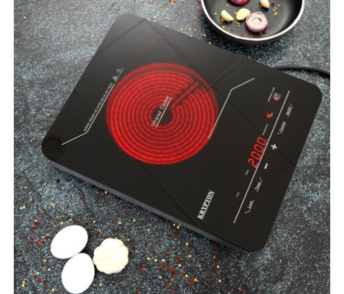 Krypton KNIC6150 2000W LED Display Infrared Cooker - Black - Zoom Image 4