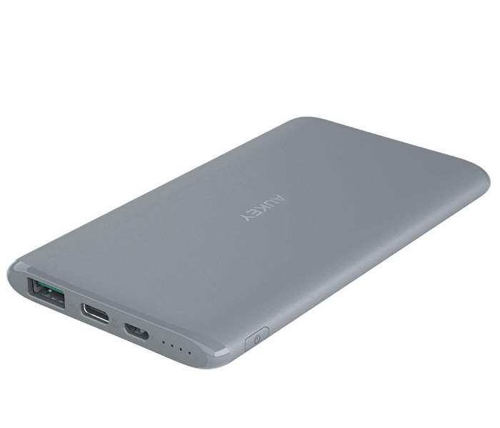 Aukey XN5G 5000mAh Power Bank With AiPower Type C 1 x micro USB Cable - Gray - Zoom Image